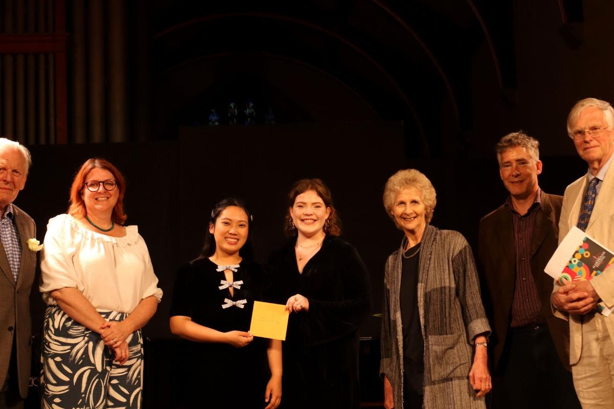 Soprano-pianist duo end competition on high note with first prize