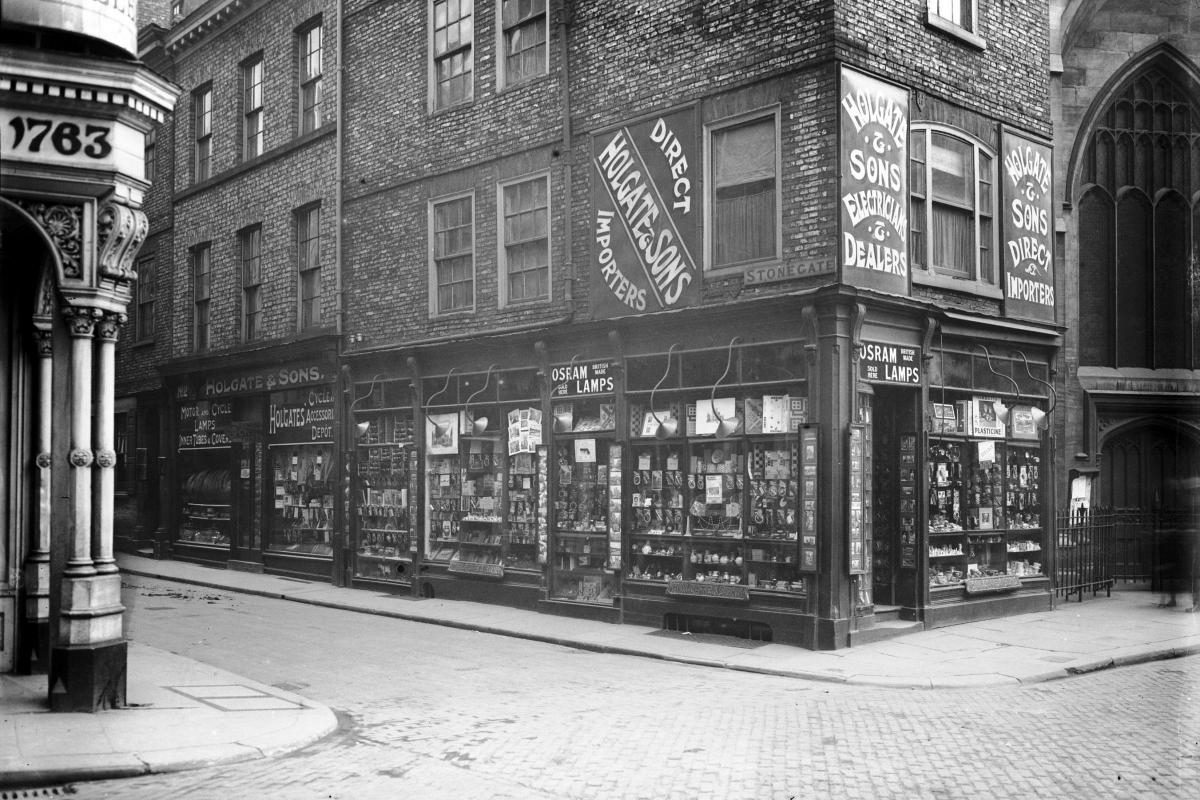 Look at this corner of old York - see how it has changed over the years