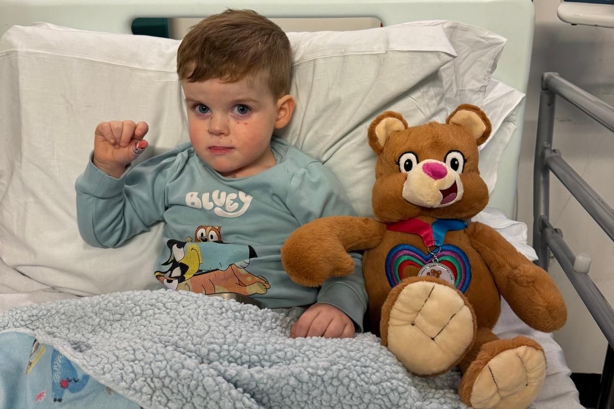 Parents took son to hospital with infected finger - and found he had heart disease