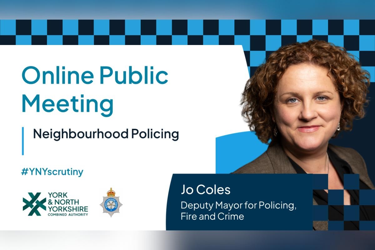 Online meeting to hold North Yorkshire's Chief Constable to account