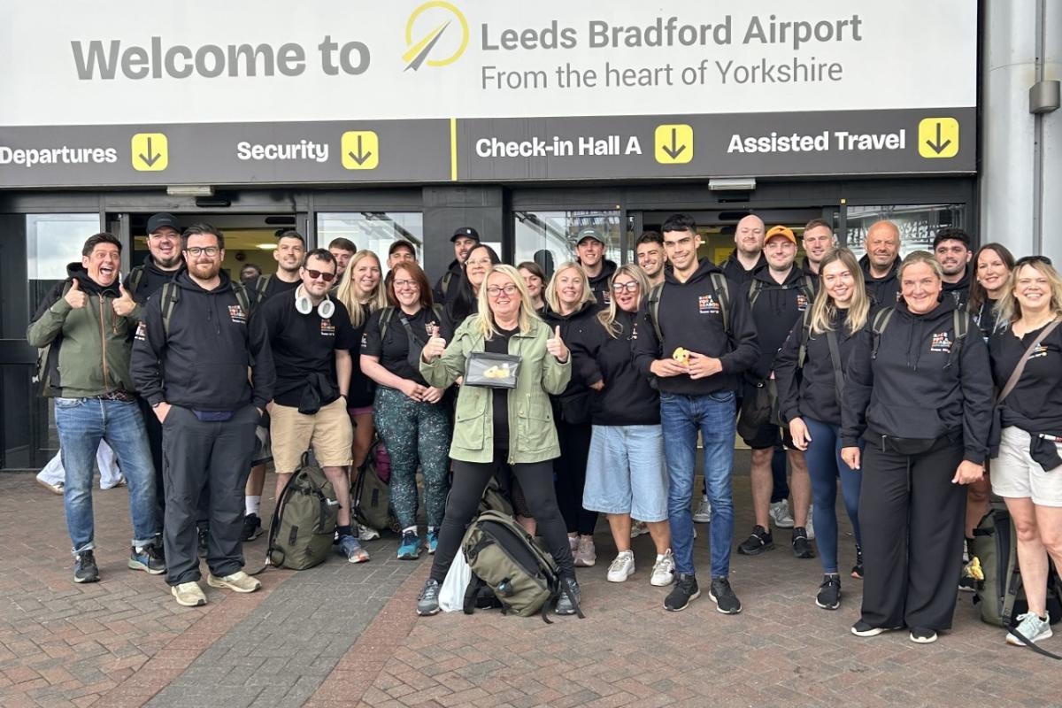 Race Across the World-inspired challenge raises hospice funds