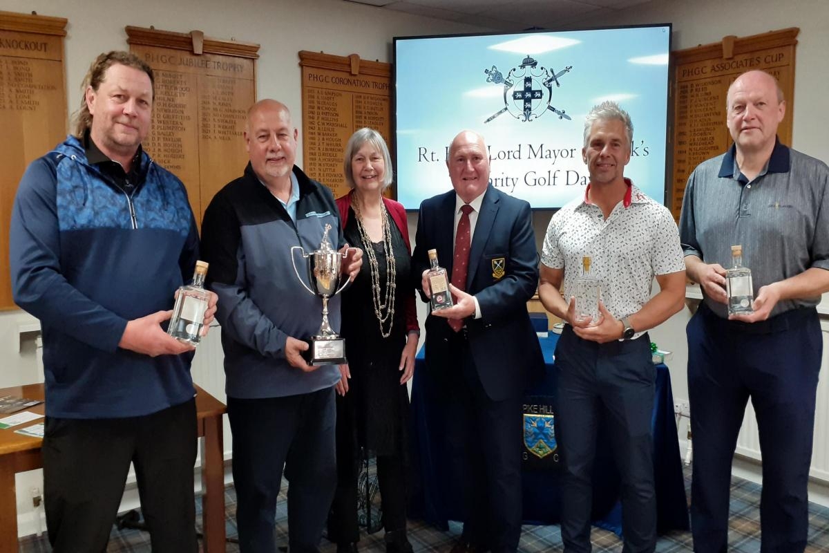 Over £5,000 raised for charities in the Lord Mayor of York Charity Golf Day