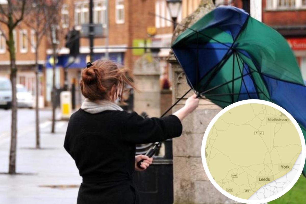 Yellow Met Office warning for York and North Yorkshire