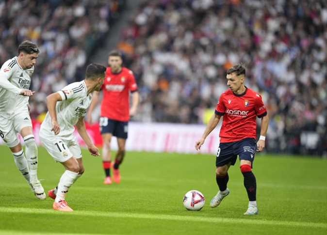 القنوات الناقلة لمباراة ريال مدريد وأوساسونا مباشر اليوم في الدوري الإسباني