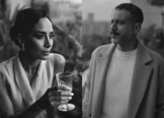 بـ «الأبيض والأسود».. محمد فراج وبسنت شوقي مفاجأة أغنية «مستنيك» لـ حسين الجسمي
