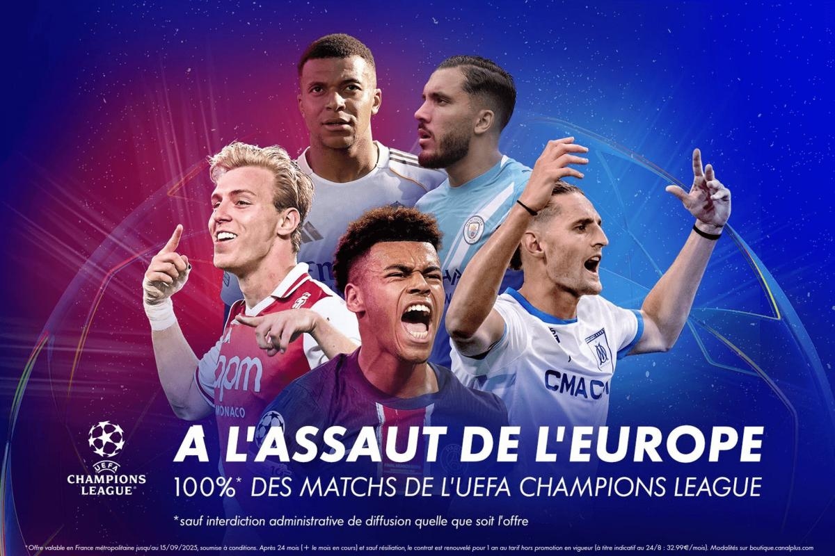 Vivez 100% de l'UEFA CHAMPIONS LEAGUE et bien plus encore avec l'Offre Spéciale 100 % CANAL+