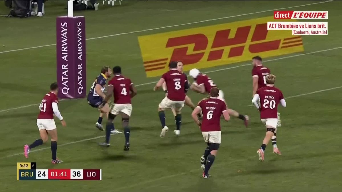Rugby - Tournée des Lions britanniques : Les Lions britanniques et irlandais enchaînent face aux Brumbies