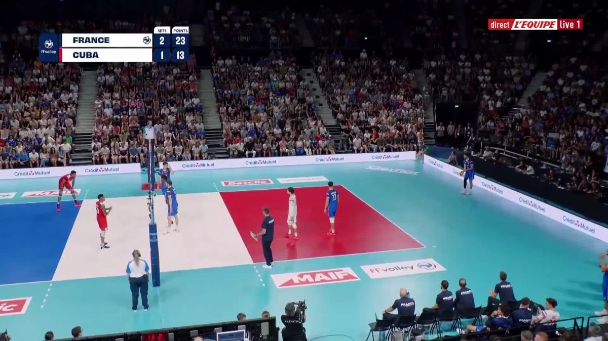 Volley - Amical : Les Bleus s'imposent face à Cuba