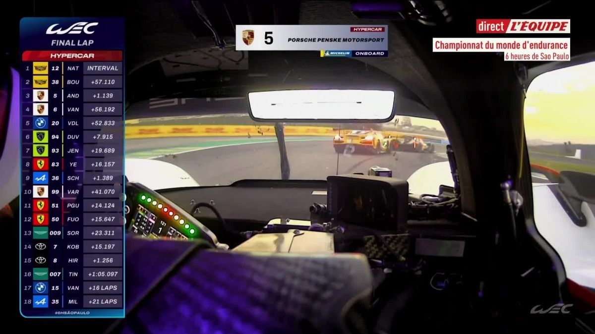 Auto - Endurance - WEC : Cadillac signe un doublé aux 6 Heures de Sao Paulo