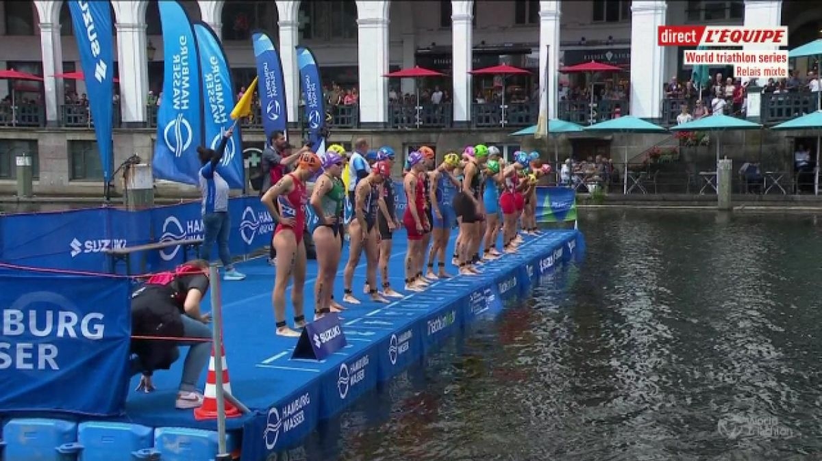 43 - Tous sports : Triathlon - Le replay du relais mixte à Hambourg