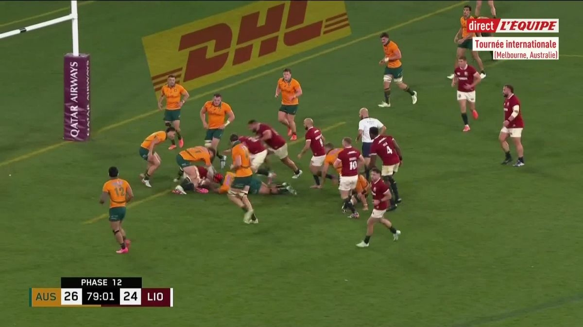 Rugby - Tests : Les Lions arrachent la victoire contre l'Australie