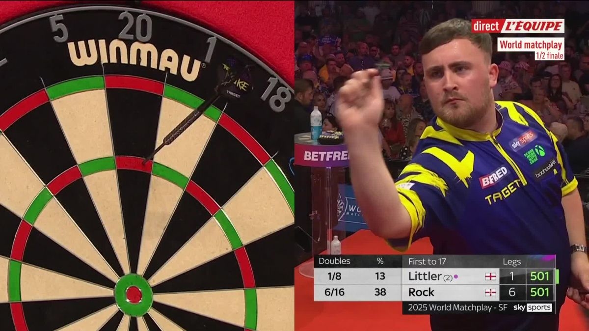 La manche parfaite de Luke Littler aux World Matchplay