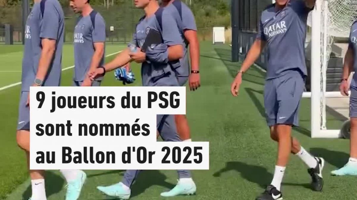 9 joueurs du PSG dans les nommés pour le Ballon d'Or