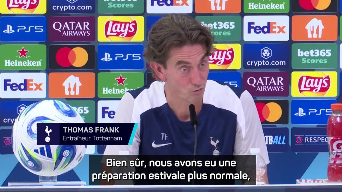 Football - Supercoupe d'Europe - Tottenham : Frank : « Paris aura de la fraîcheur »