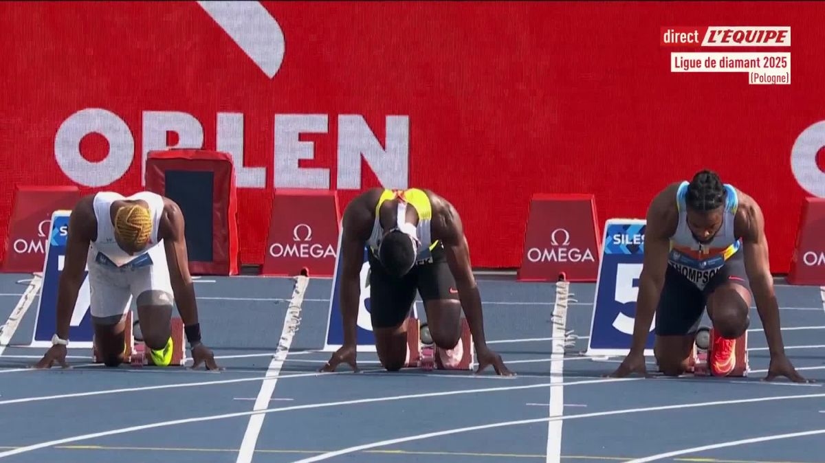 Athlé - Ligue de Diamant - Chorzow : Kishane Thompson prend sa revanche sur Noah Lyles sur 100 m au meeting de Silésie