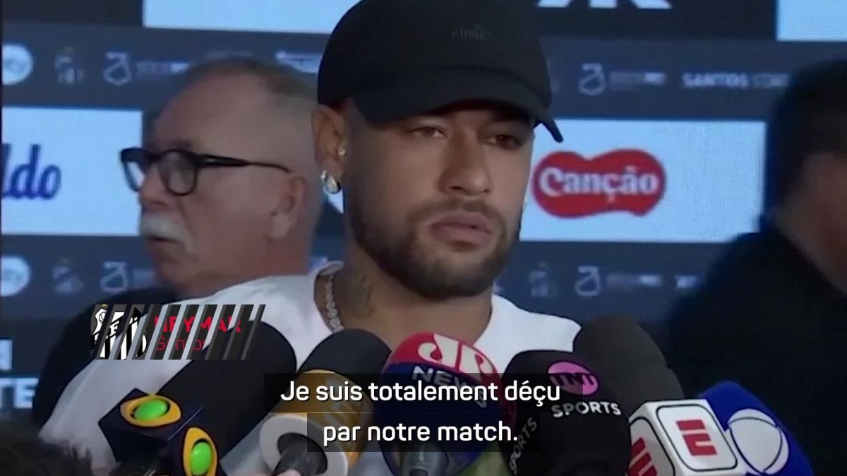 Football - Brasileirão - Santos : Neymar : «On a un sentiment de grande honte»