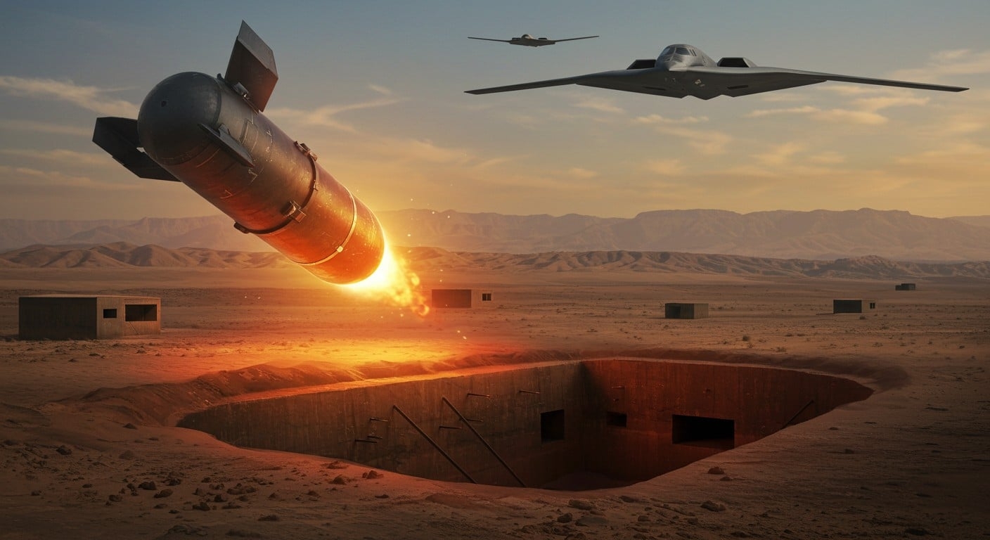 لأول مرة: الولايات المتحدة تستخدم أقوى قنبلة غير نووية لضرب منشآت 'فوردو' الإيرانية