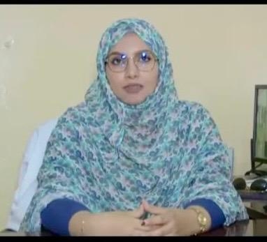 كريمة الدكتور الراحل عبد الله ولد النم تتقدم الطاقم الطبي في حضور حفل الإفطار بحضور الرئيس غزواني