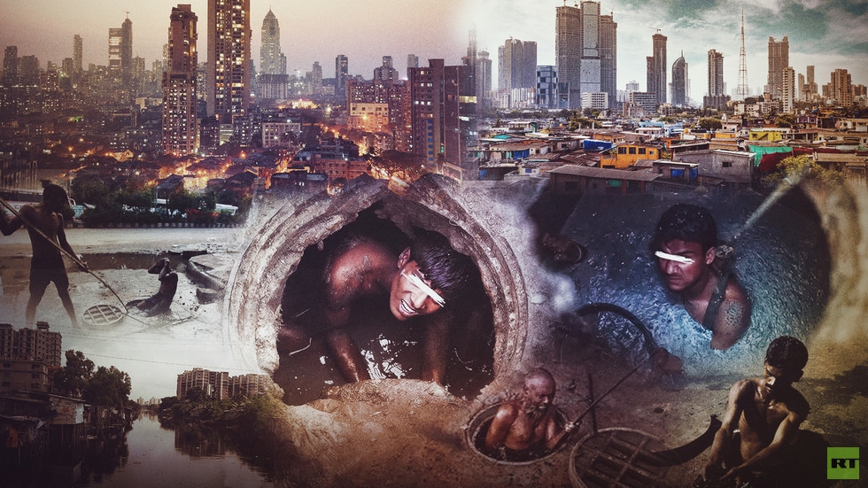 Sewage slaves: Millions in India still make a living cleaning human waste with bare hands