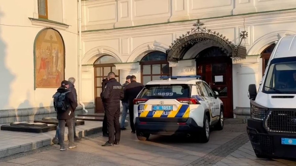 Ukrainian police break into iconic Orthodox cave monastery