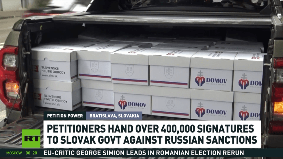 EU nation gathers 400,000 signatures to have Russia sanctions lifted (VIDEO)