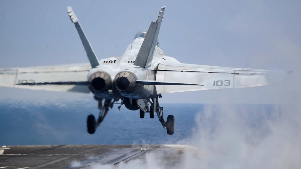 US launched ‘largest-ever strike from aircraft carrier'