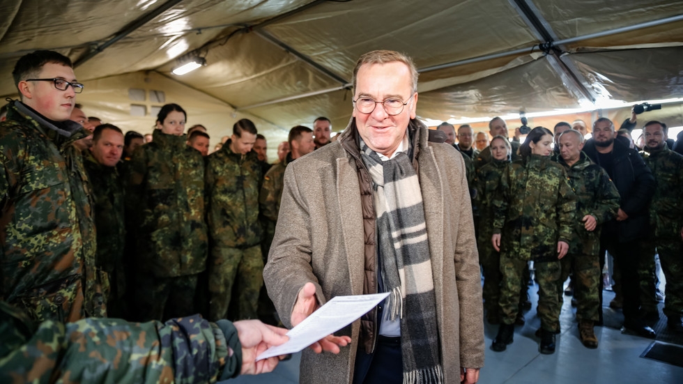German defense minister teases possible conscription in 2026