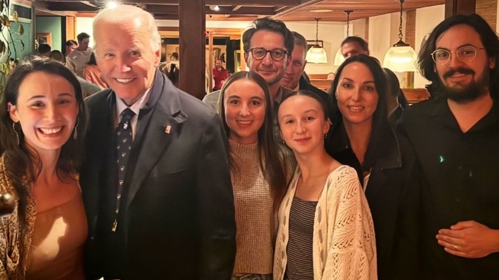 Biden appears in public after cancer diagnosis announcement (VIDEO)