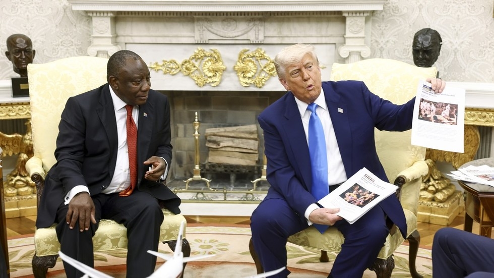 Trump backs South Africa ‘white genocide' claims with Congo footage