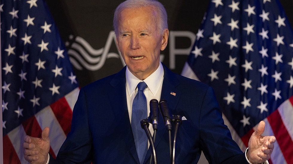 Trump promotes claim Biden was replaced by ‘robotic clone'