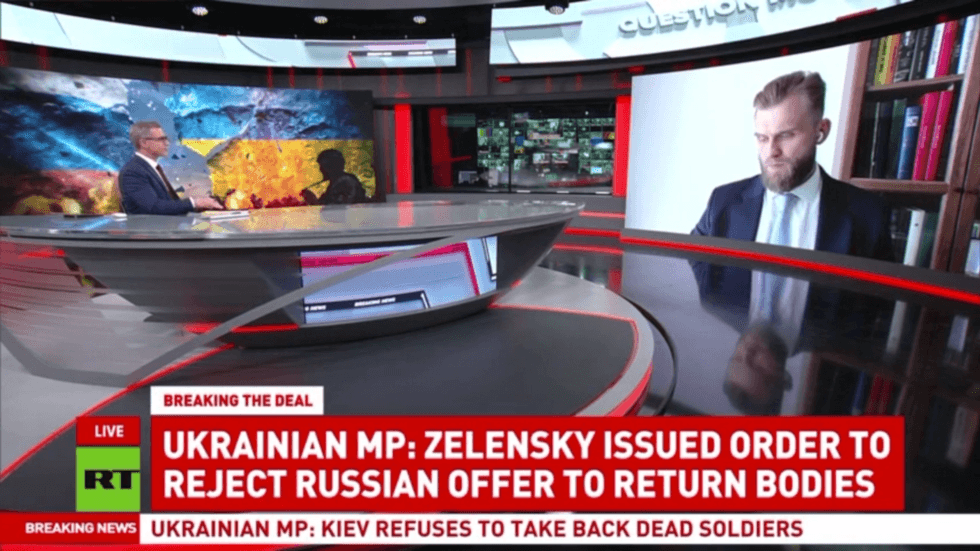 Zelensky robbing families of dead soldiers