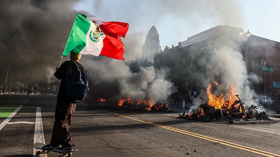 Trump demands apology from LA officials over riots