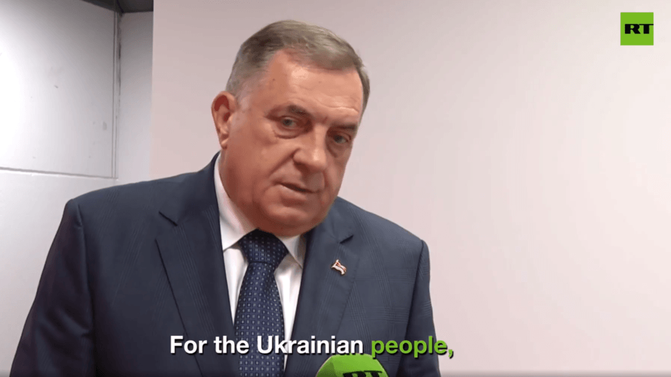 The West seeks to ‘sacrifice Ukraine' – Bosnian Serb leader (VIDEO)