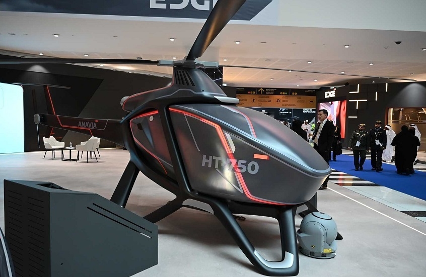 مسيّرة إماراتية متطورة تلفت الانتباه في معرض "IDEX-2025"
