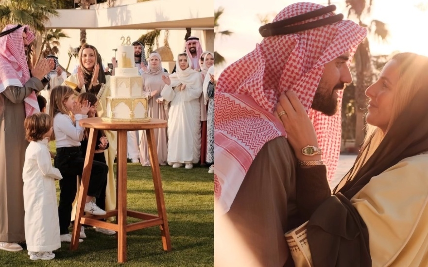 الاحتفال بعيد ميلاد نجم الهلال بأجواء سعودية (فيديو)