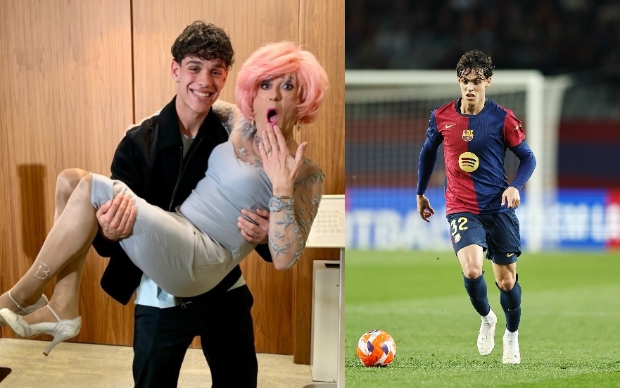 بسبب صورة.. هجوم عنيف على لاعب برشلونة بعد ظهوره مع ناشطة مثلية