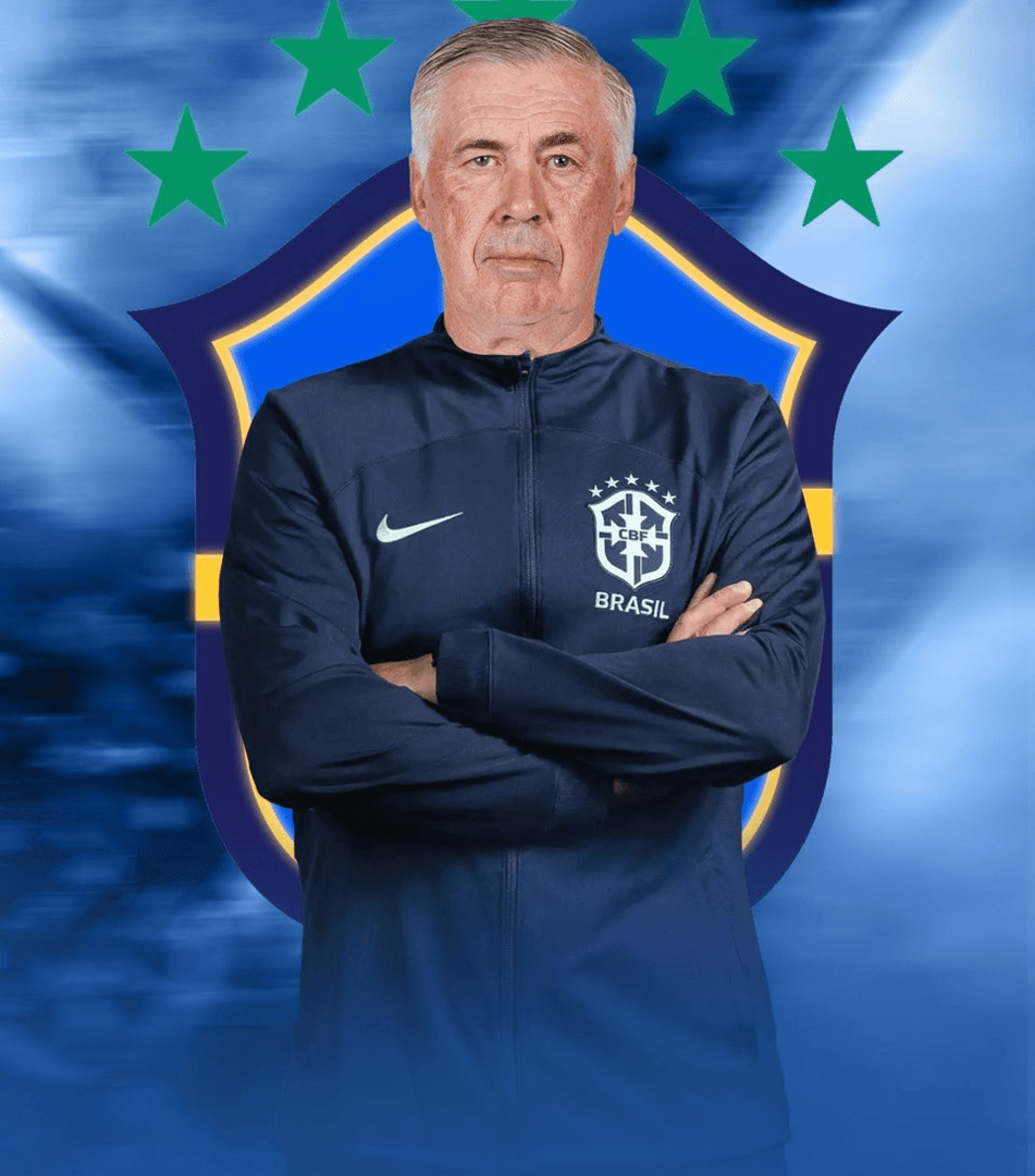 أول ظهور لأنشيلوتي مع منتخب البرازيل