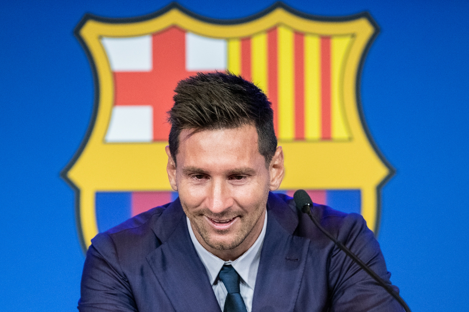 أول رد من ميسي بعد تتويج برشلونة بلقب الليغا