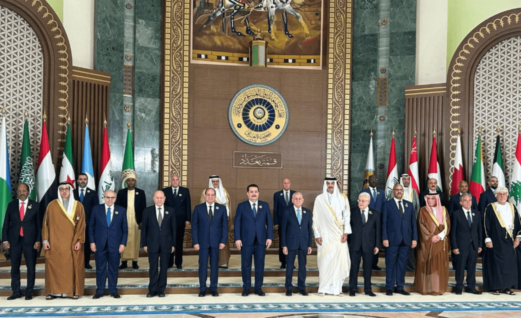 إعلان بغداد يدعو لتفعيل العمل المشترك لتحقيق استقرار الدول العربية