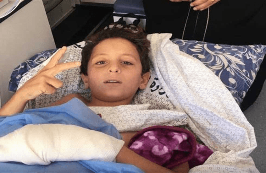 طفل فلسطيني يحكي تفاصيل رحلة علاجه القاسية في مصر (فيديو)