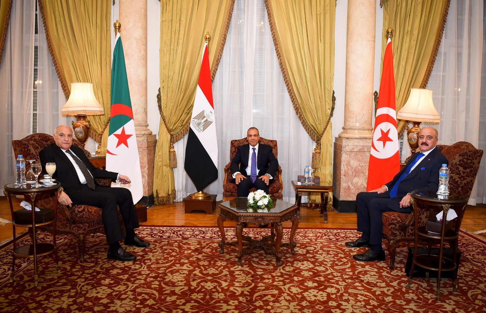 بيان مصري تونسي جزائري مشترك حول ليبيا