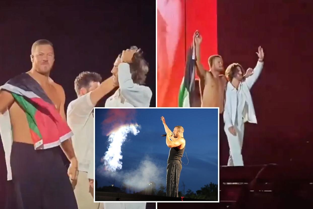 نجم أمريكي يثير الجدل بعد تقبيله علم فلسطين خلال حفل ضخم في إيطاليا (فيديو)
