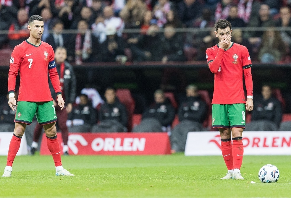 برونو فيرنانديز يرد بقوة على صحفي أرجنتيني حول دور رونالدو في منتخب البرتغال
