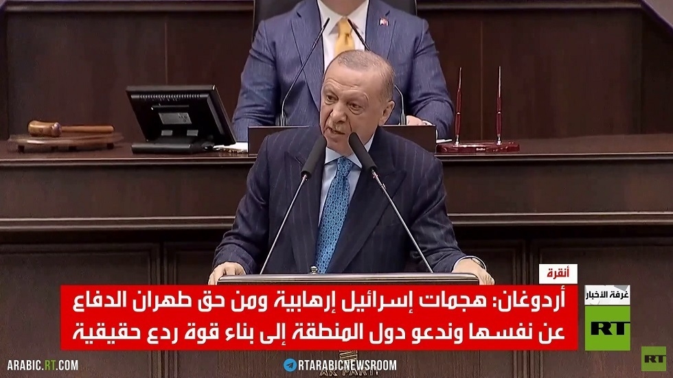 أردوغان: من حق طهران الدفاع عن نفسها