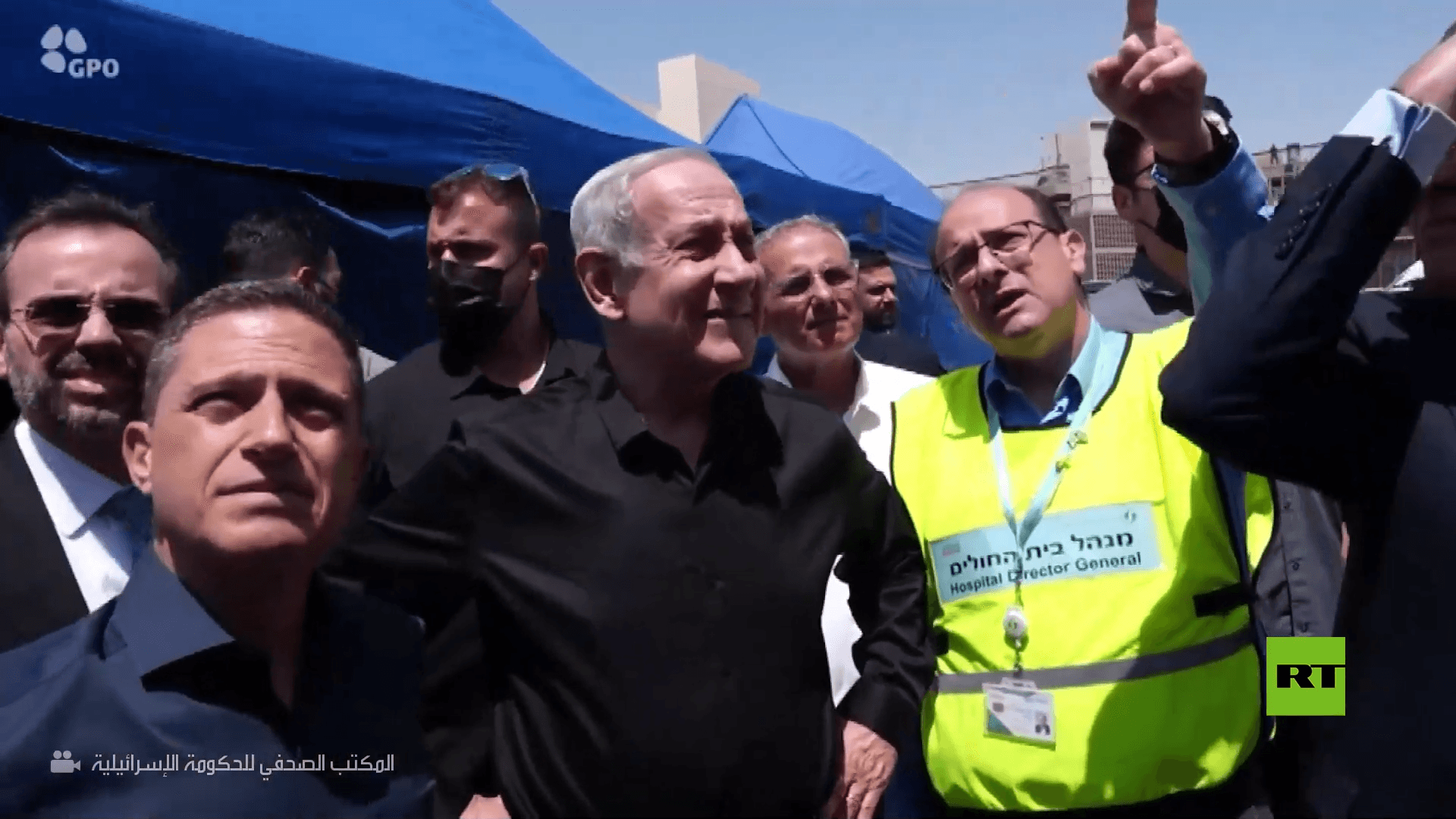 نتنياهو يطّلع على حجم الأضرار بمستشفى سوروكا في بئر السبع بعد تعرضه للقصف الإيراني