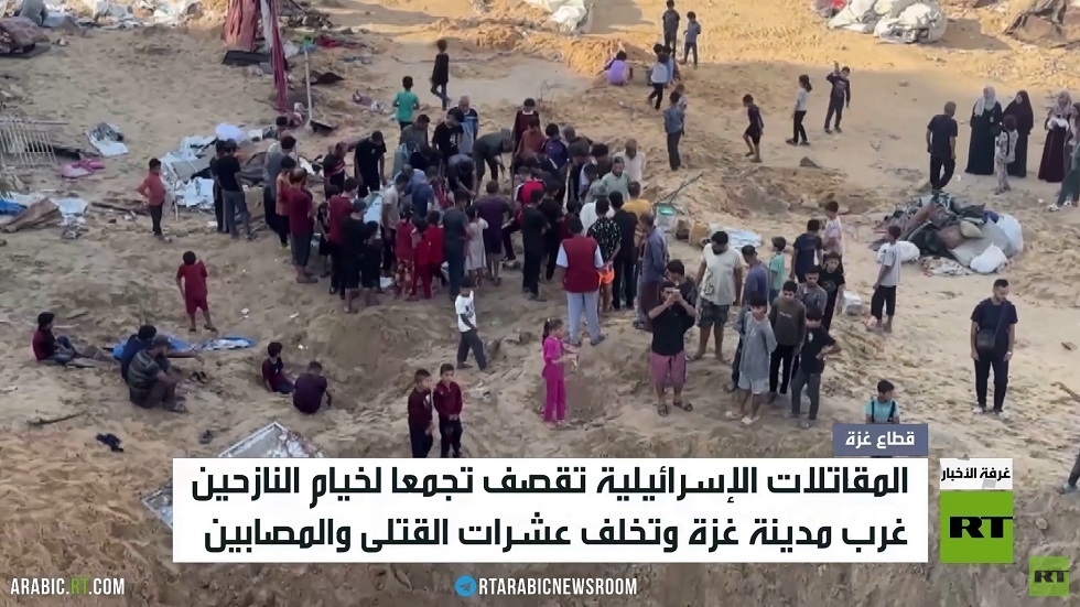 مجزرة جديدة بحق النازحين في غزة