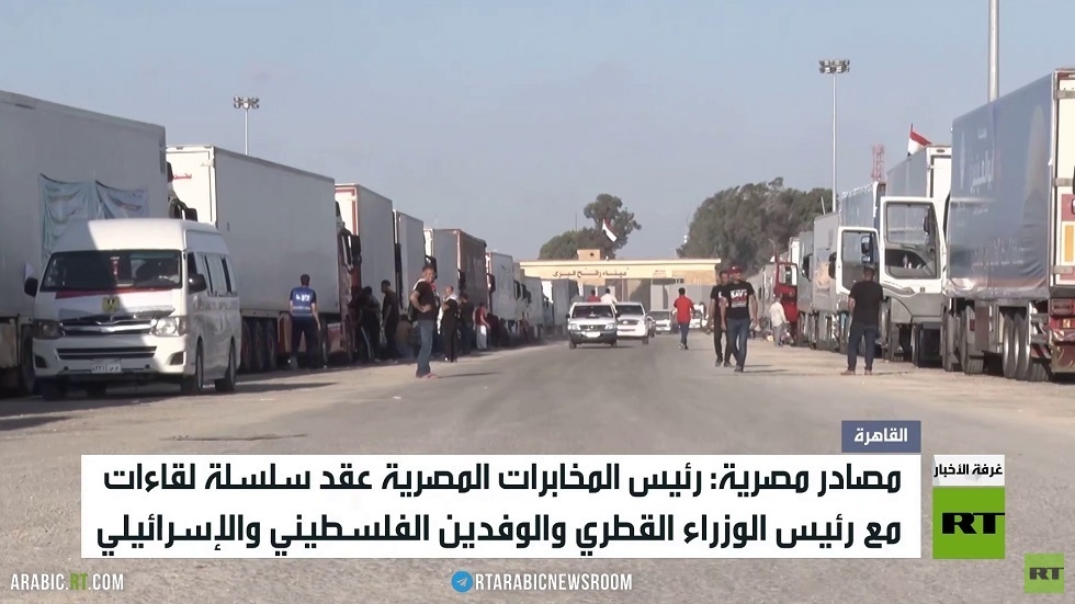 تواصل الجهود المصرية لوقف النار بغزة