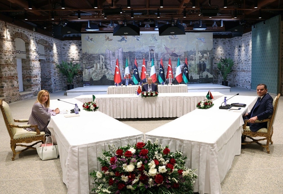 قمة ميلوني وأردوغان والدبيبة في إسطنبول لبحث ملفات الهجرة والطاقة وأمن المتوسط