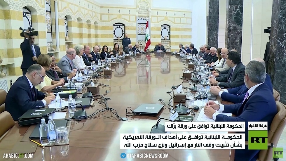 الحكومة اللبنانية توافق على ورقة باراك