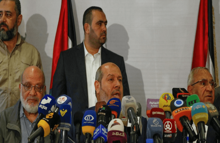 رئيس المخابرات المصرية يبحث مع وفد حماس جهود التهدئة في غزة